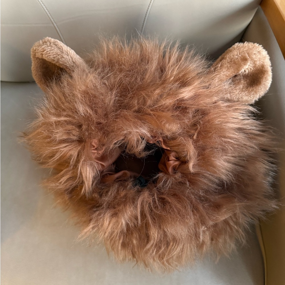 KREWE Brown Lion Costume with Ears for Dogs